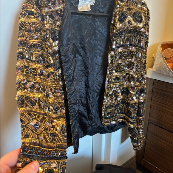 Papell Boutique Evening Beaded Jacket - Picture 12 of 15